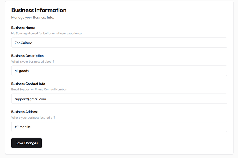 Visual guide for Set up your profile